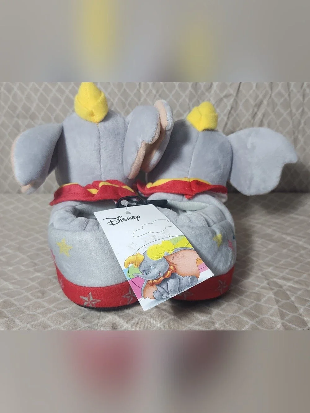 NWT Disney Dumbo SHOE Elephant Plush Slippers Toddler Size 5/6
